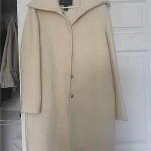 Moda International Beige Wool Blend Coat by VictoriaSecret  new. Size 12/14
